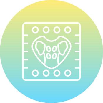 CT Scan Structured Graphic Layout vector