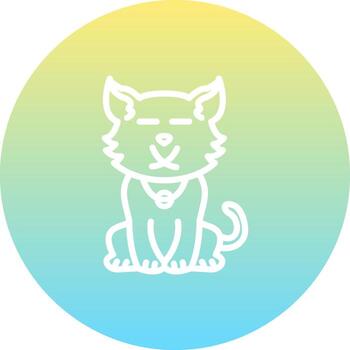 apagado gato dinámica visual gráfico formar vector