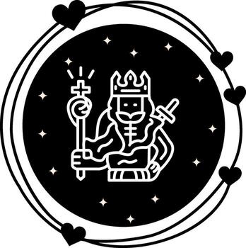 Royal King Distinctive Web Graphic Shape vector