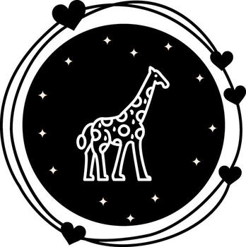 Giraffe Consistent UI Graphic Element vector
