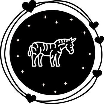 cebra consistente producto diseño activo vector