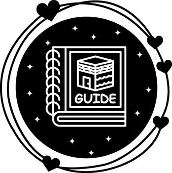 Hajj Guide Distinctive Visual Branding Mark vector