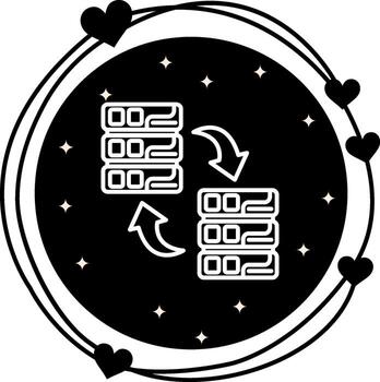 datos migración elegante móvil aplicación diseño vector