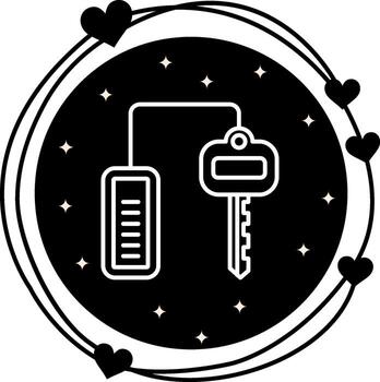 Composite Key Unique Modern Design Form vector