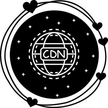 cdn personalizado digital Arte bosquejo vector