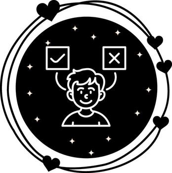 Decision Making Sharp User Experience Element vector