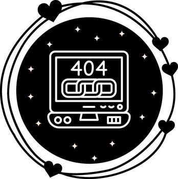 Online Broken Link Innovative User Experience Asset vector