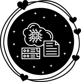 Cloud Data Consistent UI Graphic Element vector