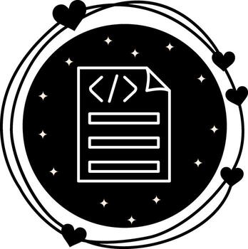 fuente código interactivo móvil aplicación símbolo vector