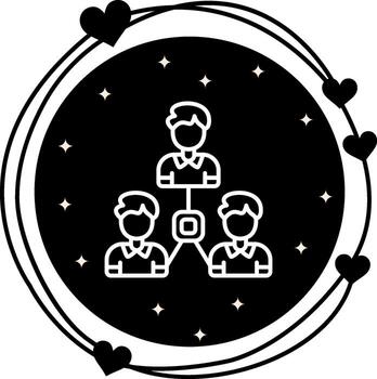 Delegation Streamlined Flat Design Feature vector