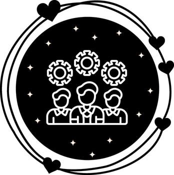 Team Dynamic Digital Graphic Feature vector