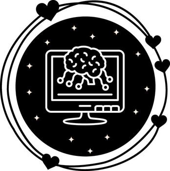 Artificial Intelligence Distinctive Graphic Object vector