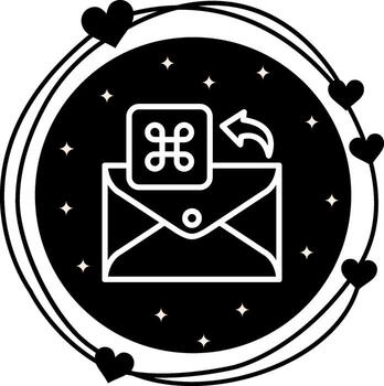 correo electrónico mando elegante visual diseño formar vector