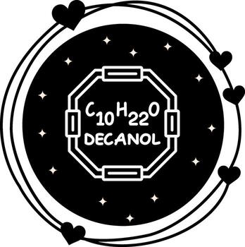 Decanol Distinctive Web Graphic Shape vector