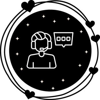 Live Chat Support Streamlined Digital Design Object vector