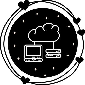 nube informática Servicio avanzado ui gráfico característica vector