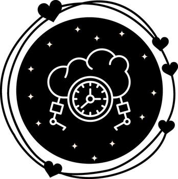 Cloud Real Time Sync Optimized Mobile App Layout vector