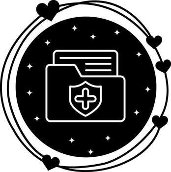 Pediatric Records Folder Consistent Product Design Asset vector