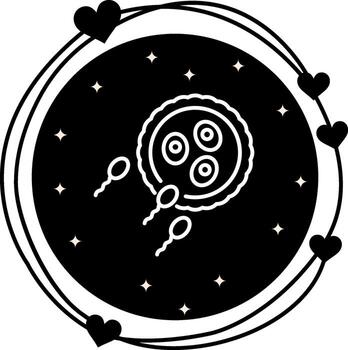 Fertilized Egg Creative Web Interface Graphic vector