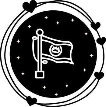 Flag El Salvador Streamlined Digital Design Object vector