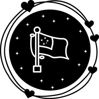 Flag Samoa Unique Web Graphic Element vector