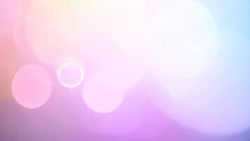 mjuk pastell lampor bakgrund med mild Färg gradienter och diffunderade klot video