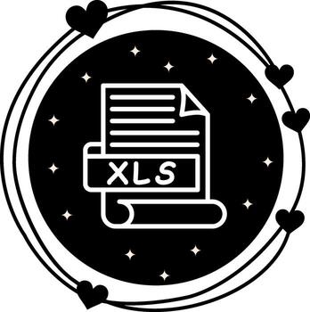 xls estructurado digital gráfico activo vector