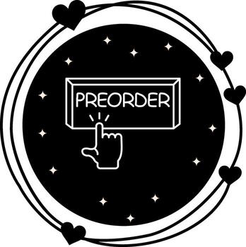 Preorder Finger Tap Button Balanced User Interface Asset vector