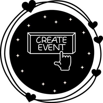crear evento dedo grifo botón personalizado usuario interfaz diseño vector