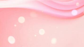Pink Gradient With Glowing Circles and Soft Wave Animation Background video