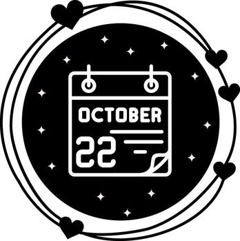 22 October Stylish Mobile App Layout vector