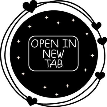 Open in New Tab Slim Button Elegant Abstract Graphic Form vector