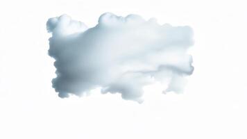 Single Fluffy Cloud Drifting in the Clear Sky During Daytime video