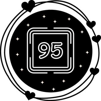 Counting Ninty Five Optimized Mobile App Layout vector