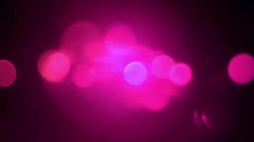 Pink Abstract Background With Glowing Bokeh Circles for Elegant Valentines Day Projects video