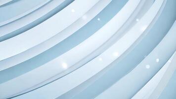 Abstract Blue Curved Lines With Light and Shadow Create Depth video