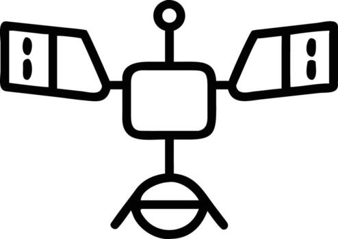 Simple weather vane icon with cups and direction indicator illustration design vector