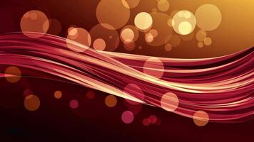 abstrakt Vinka design med lysande klot på mörk bakgrund på studio video