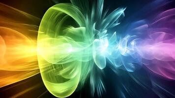 abstrakt färgrik Vinka mönster med ljus effekter skapande slät strömmande texturer video