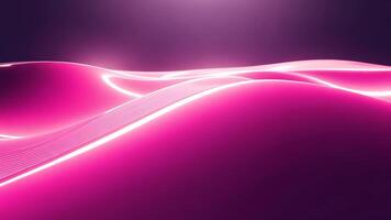 rosa astratto onde con punti salienti e ombre per sfondo uso video