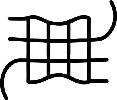 resumen curvo cuadrado cuadrícula diseño ilustración para creativo proyectos vector