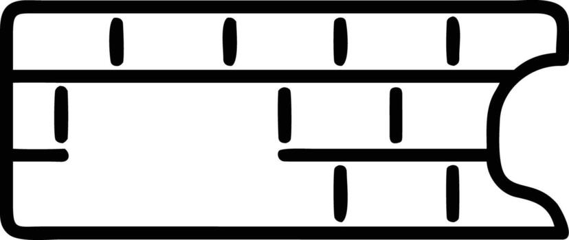 minimalista contorno de memoria tarjeta icono , dispositivo almacenamiento símbolo para diseño vector