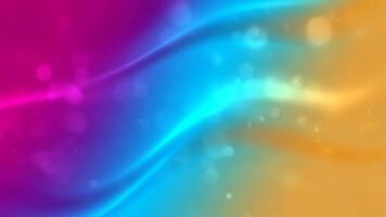Abstract Flowing Color Gradient Background With Bokeh video