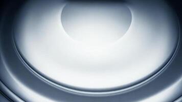 A circular object with a light shining through it video
