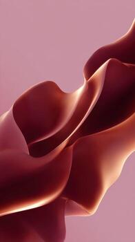 Elegant abstract background showing dynamic flow of smooth pink silk. modern and fluid design creates beautiful and serene wallpaper for creative projects photo