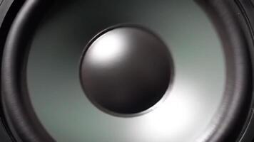 on powerful a transition by a the where visible speaker screen shattered a with is shockwaves bass video