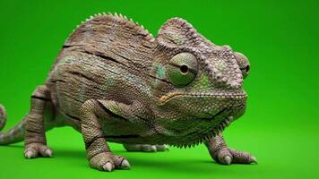 hud ett färger av kameleont diff en ändringar match till istället av den där dess textur ändring animering video