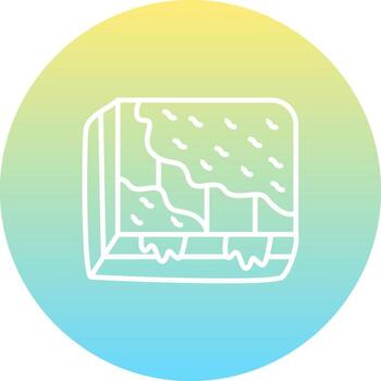 pedazo de pastel optimizado móvil gráfico elemento vector