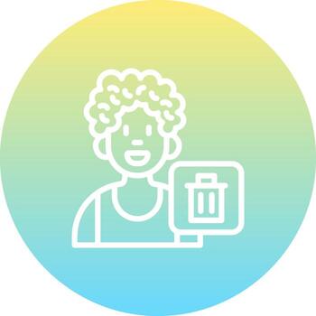 usuario basura avanzado ui gráfico diseño vector