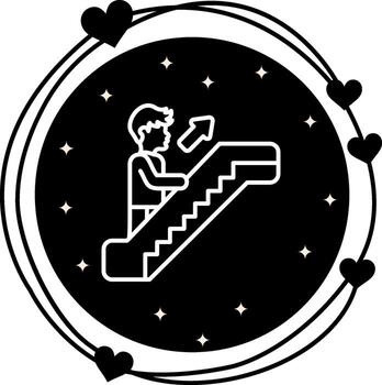 Escalator High Resolution Design Object vector